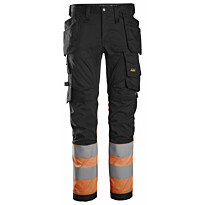 Riipputaskuhousut Snickers Workwear 6234 High-Vis lk 1