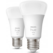 LED-älylamppu Philips Hue W, 9.5W, A60, E27, 2kpl