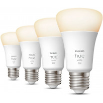 LED-älylamppu Philips Hue W, 9W, A60, E27, 4kpl
