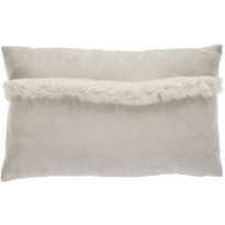 Koristetyyny AmandaB Collection Furry, 30x50cm, beige