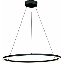 LED-riippuvalaisin Aneta Lighting Oda Ø76cm, musta