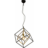 Kattovalaisin Aneta Lighting Cubes, ø 54cm, musta/antiikkikulta, Verkkokaupan poistotuote
