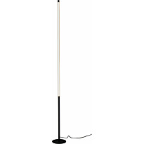 LED-lattiavalaisin Aneta Lighting Stecco, 160cm, musta