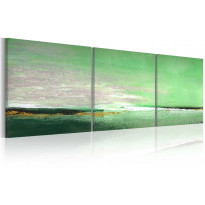 Canvas-taulu Artgeist Meri rannikolla, käsinmaalattu, 50x150cm