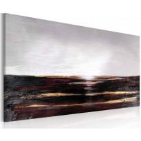 Canvas-taulu Artgeist Musta meri, käsinmaalattu, 60x120cm