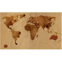 Kuvatapetti Artgeist Tea world map, 270x450cm
