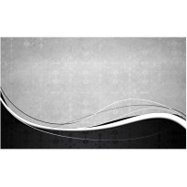 Kuvatapetti Artgeist Mustavalkoiset vintage aallot, 270x450cm