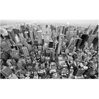 Maisematapetti Artgeist New York: black and white, 270x450cm