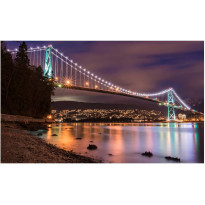 Maisematapetti Artgeist Lions Gate Bridge - Vancouver, 270x450cm