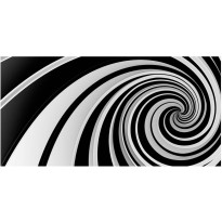 Kuvatapetti Artgeist Black and white swirl, 550x270cm