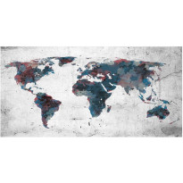 Kuvatapetti Artgeist World map on the wall, 550x270cm