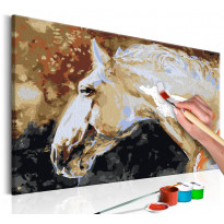 DIY-taulu Artgeist White Horse, 40x60cm