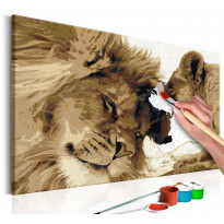 DIY-taulu Artgeist Lions In Love, 40x60cm