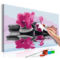 DIY-taulu Artgeist Orchid With Zen Stones III, 40x60cm