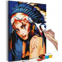 DIY-taulu Artgeist Native American Girl, 60x40cm