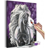 DIY-taulu Artgeist White Unicorn, 60x40cm