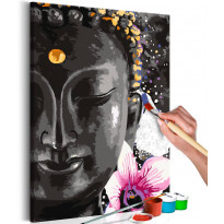 DIY-taulu Artgeist Buddha and Flower, 60x40cm