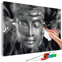 DIY-taulu Artgeist Buddha in Black and White, 40x60cm