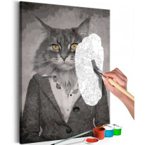 DIY-taulu Artgeist Elegant Cat, 60x40cm