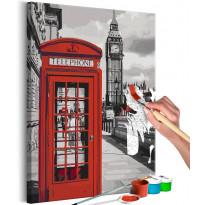 DIY-taulu Artgeist Telephone Booth, 60x40cm