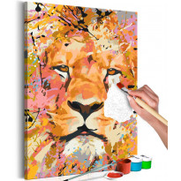 DIY-taulu Artgeist Watchful Lion, 60x40cm