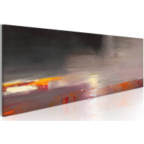 Canvas-taulu Artgeist Sumuinen meri, käsinmaalattu, 40x100cm