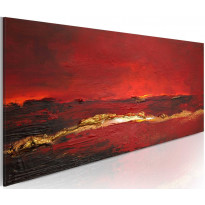 Canvas-taulu Artgeist Punainen meri, käsinmaalattu, 40x100cm