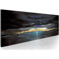 Canvas-taulu Artgeist Kun myrsky tulee, käsinmaalattu, 40x100cm