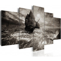 Canvas-taulu Artgeist Ship in a storm, eri kokoja