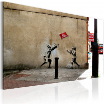 Canvas-taulu Artgeist No ball games - Banksy, 40x60cm