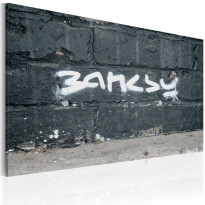 Canvas-taulu Artgeist Banksy: signature II, 40x60cm