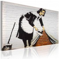 Canvas-taulu Artgeist Siivooja - Banksy, 40x60cm