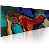 Canvas-taulu Artgeist Päiväunet, käsinmaalattu, 60x120cm