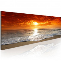 Canvas-taulu Artgeist Romantic sunset, 45x135cm