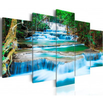 Canvas-taulu Artgeist Blue Waterfall in Kanchanaburi, eri kokoja