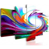 Canvas-taulu Artgeist Rainbow - swirl, eri kokoja