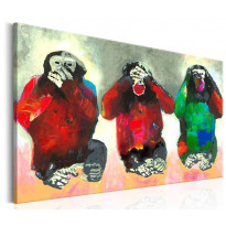 Canvas-taulu Artgeist Three Wise Monkeys, eri kokoja