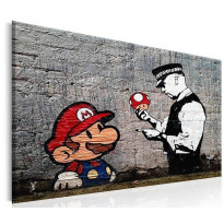 Canvas-taulu Artgeist Mario and Cop, eri kokoja