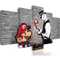 Canvas-taulu Artgeist Super Mario Mushroom Cop, eri kokoja