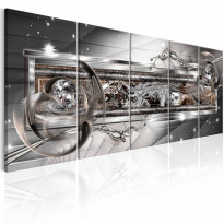 Canvas-taulu Artgeist Silver Shine, 90x225cm