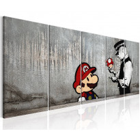 Canvas-taulu Artgeist Mario Bros on Concrete, eri kokoja