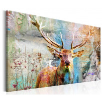 Canvas-taulu Artgeist Deer on Wood, eri kokoja