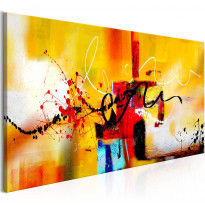 Canvas-taulu Artgeist Crazy Serpentines Orange, eri kokoja