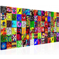 Canvas-taulu Artgeist Colourful Abstraction, eri kokoja