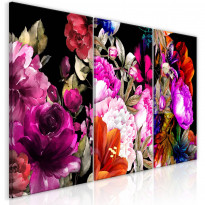 Canvas-taulu Artgeist Holiday Bouquet, 3-osainen, 60x120cm