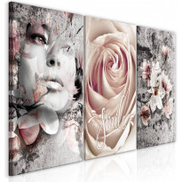 Canvas-taulu Artgeist Floral Smile, 120x60cm