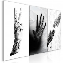 Canvas-taulu Artgeist Female Hands, 3-osainen, 60x120cm