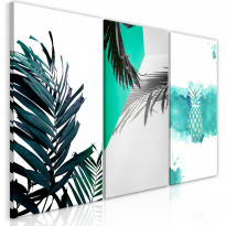 Canvas-taulu Artgeist Palm Paradise, 3-osainen, 60x120cm