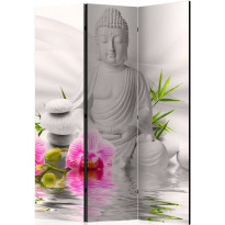 Sermi Artgeist Buddha and Orchids, 135x172cm