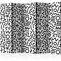 Sermi Artgeist Black and White Maze II, 225x172cm